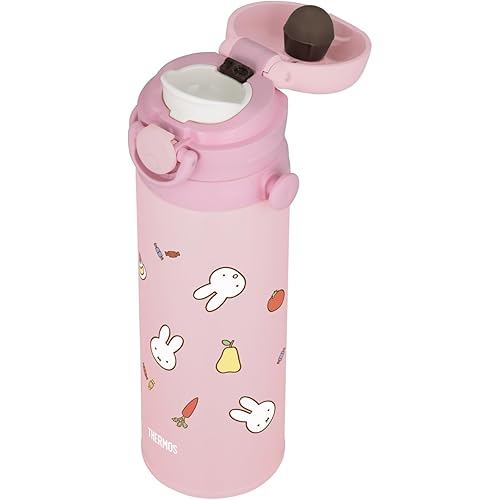 THERMOS Water Bottle Kids Mobile Mug 500ml Miffy Light Pink Detachable Strap with Shoulder Pad and Name Space for… ราคา ถูกที่สุด ดีลบีเคเค แกลเลอรีภาพที่ 5