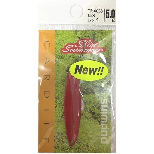 SHIMANO Cardiff Area Spoon Slim Swimmer 5.0g TR-0028 05S Red 713797 Lure