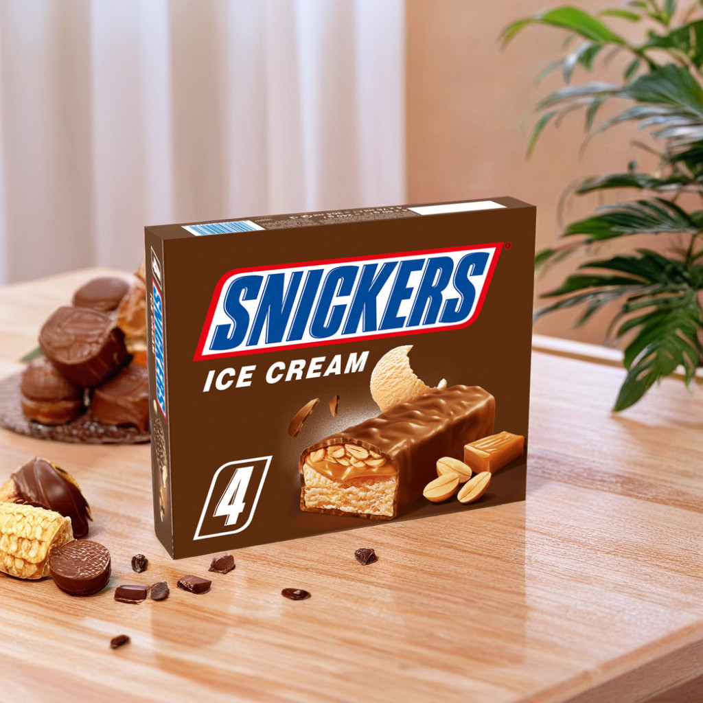 [5000159460927] Snickers Choco Oeanut Ice Cream Bars 201 Ml. สนิกเกอร์ส ไอศกรีมบาร์ รสช็อกโกแลตถั่ว