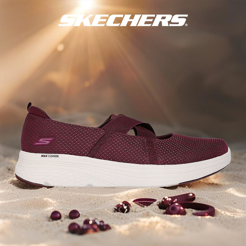 Skechers สเก็ตเชอร์ส รองเท้าผู้หญิง Women On-The-GO Max Cushioning Lite Aura Jessy Walking Shoes - 137470-BBK (latest)