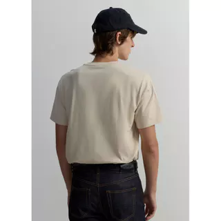 CPS เสื้อยืดคอกลมแต่งปิ๊กโลโก้ ผู้ชาย REGULAR-FIT CREWNECK TEE รุ่น C26WGMA125 (AW26#P1)