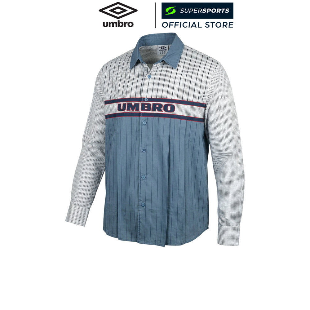 UMBRO Panelled Long Sleeve เสื้อเชิ้ตผู้ชาย