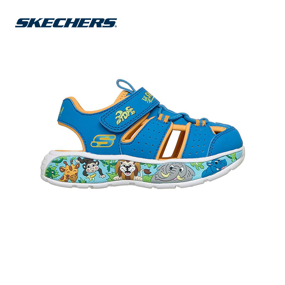 Skechers สเก็ตเชอร์ส รองเท้าเด็กผู้ชาย Boys Play Scene Splash Creative-Coast Shoes - 407045N-BLOR (latest)