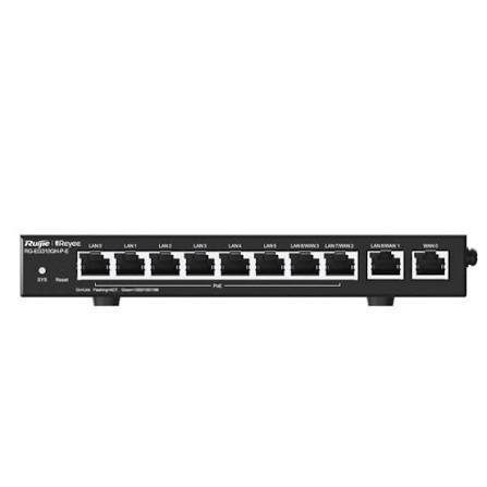 เราเตอร์ Ruijie Reyee RG-EG310GH-P-E V2 (10-Port Gigabit High-Performance Cloud Managed PoE Router)