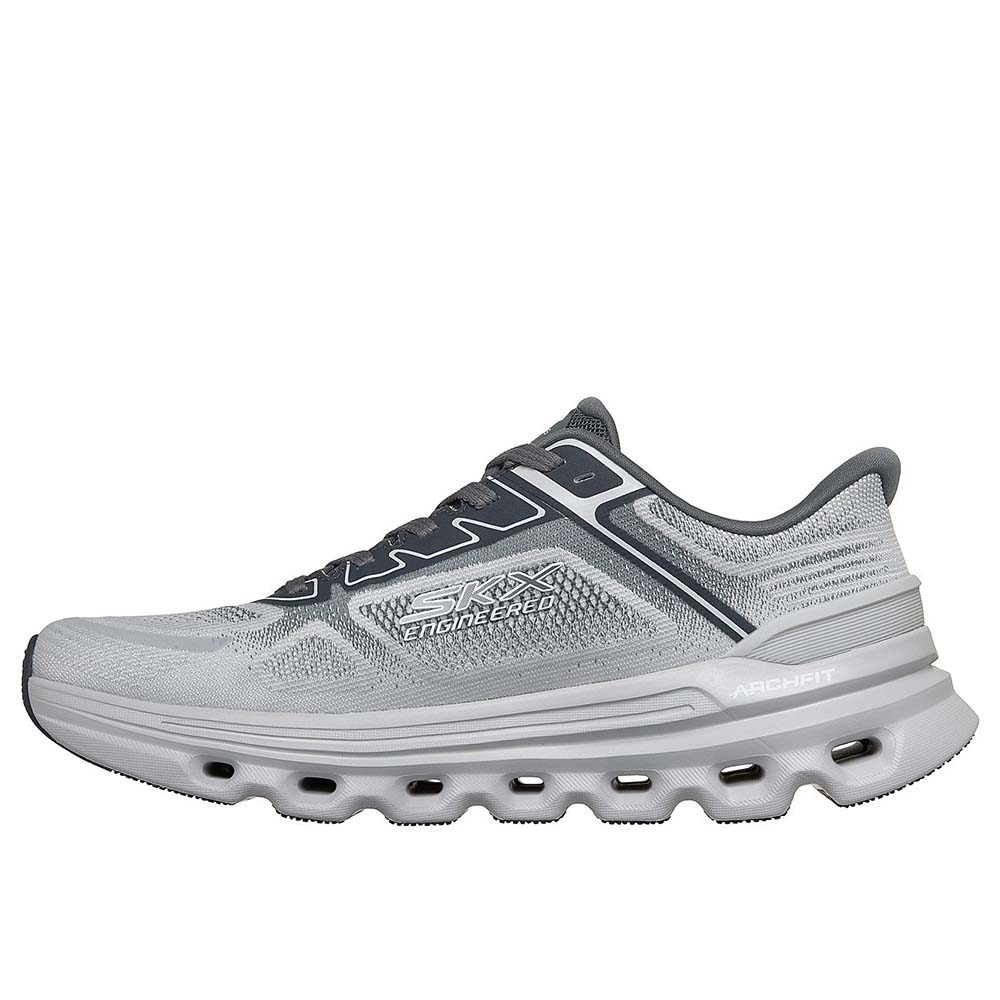 Skechers สเก็ตเชอร์ส รองเท้าวิ่งผู้ชาย Men Slip-Ins GOrun Glide-Step Arch Fit Running Shoes - 221120-GRY (latest) — صورة 7