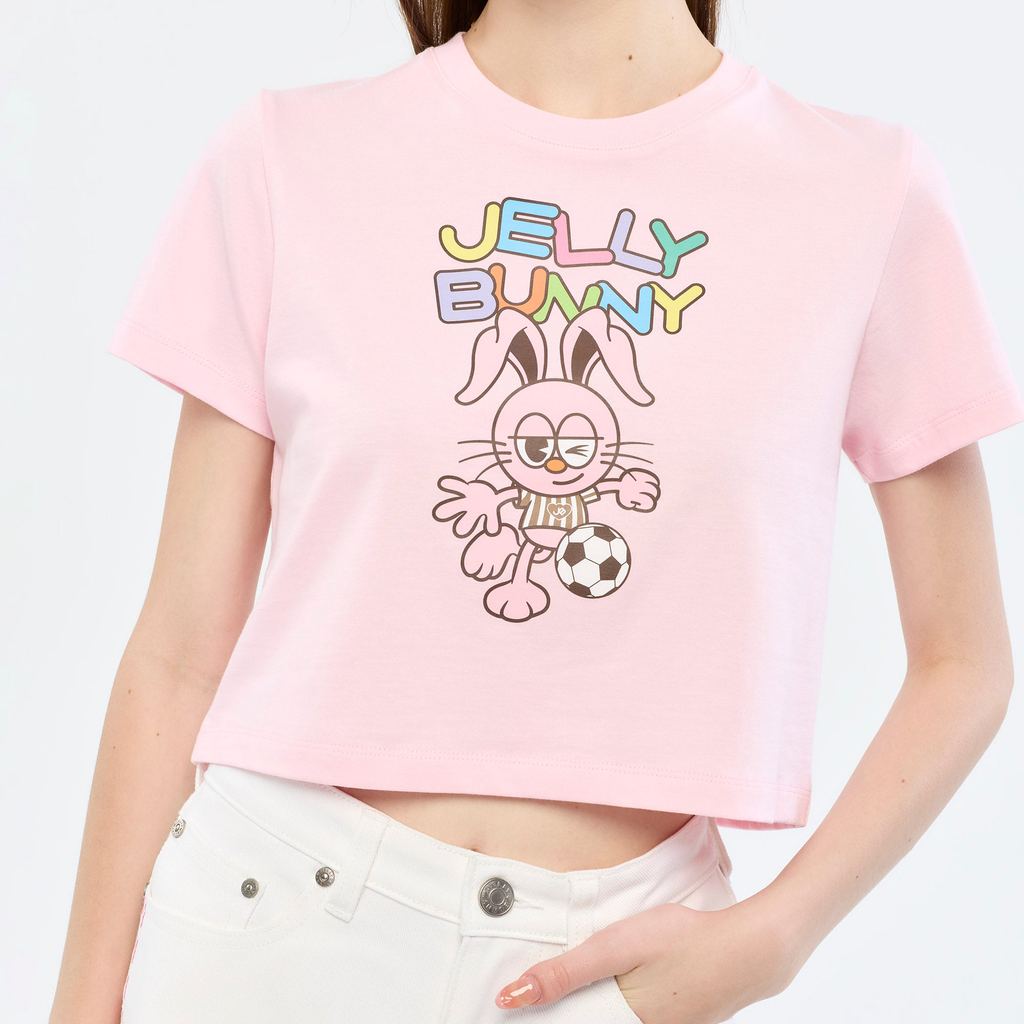 JELLY BUNNY تيشيرت مطبوع JEREMY — وردي — صورة 5