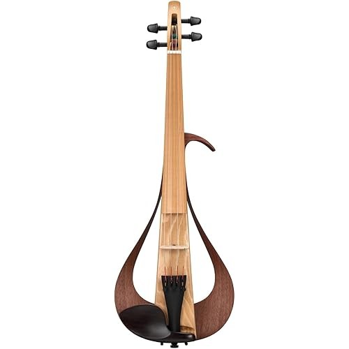 Yamaha Electric Violin Yev104Pro Nbr Natural & Brown เสียงที่ร่ํารวย ความสามารถในการโอเปร่าสูง รูปลั