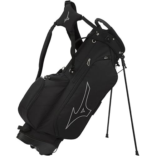 Mizuno Golf Caddie Bag Tour Stand Men s Lightweight approx. 2.5kg 9.5" 77cm 47" 4-Section Black 5LJC