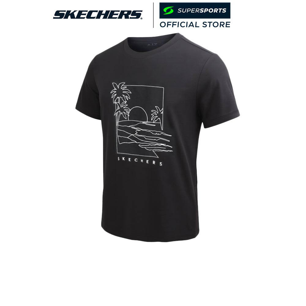 SKECHERS Short Sleeve เสื้อยืดผู้ชาย