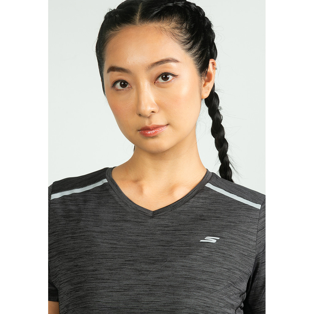 Skechers สเก็ตเชอร์ส เสื้อยืดแขนสั้นผู้หญิง Women Short Sleeve Tee Apparel - SP325W315-0038 — صورة 3