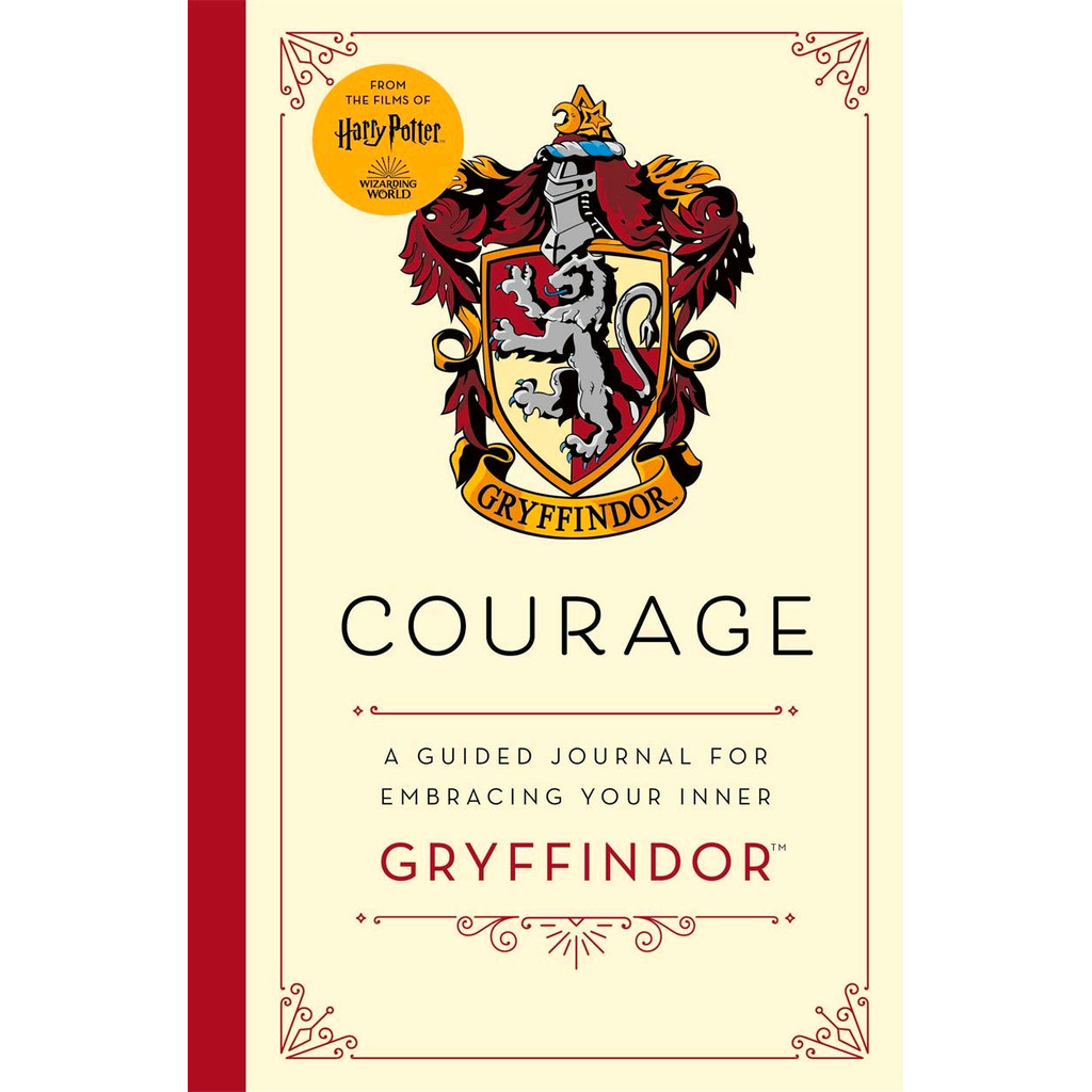 BBW หนังสือ HARRY POTTER GRYFFINDOR GUIDED JOURNAL: COURAGE