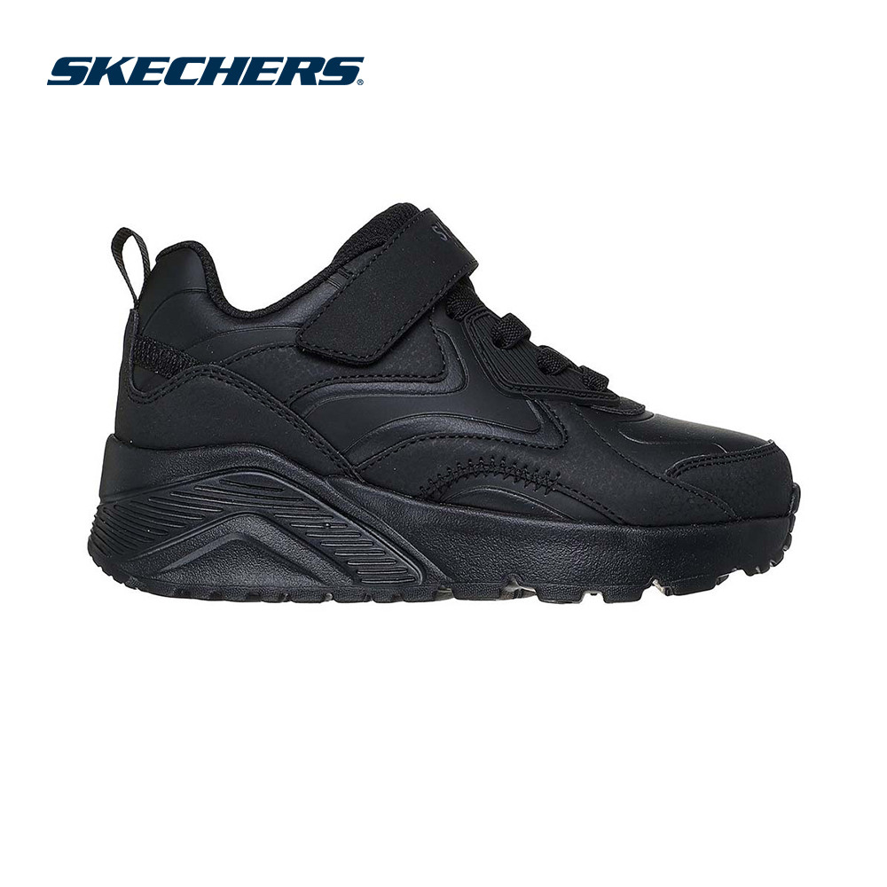 Skechers สเก็ตเชอร์ส รองเท้านักเรียนเด็กผู้ชาย Boy Uno Lite Street Shoes - 403645L-BBK - Air-Cooled Memory Foam (BTS)