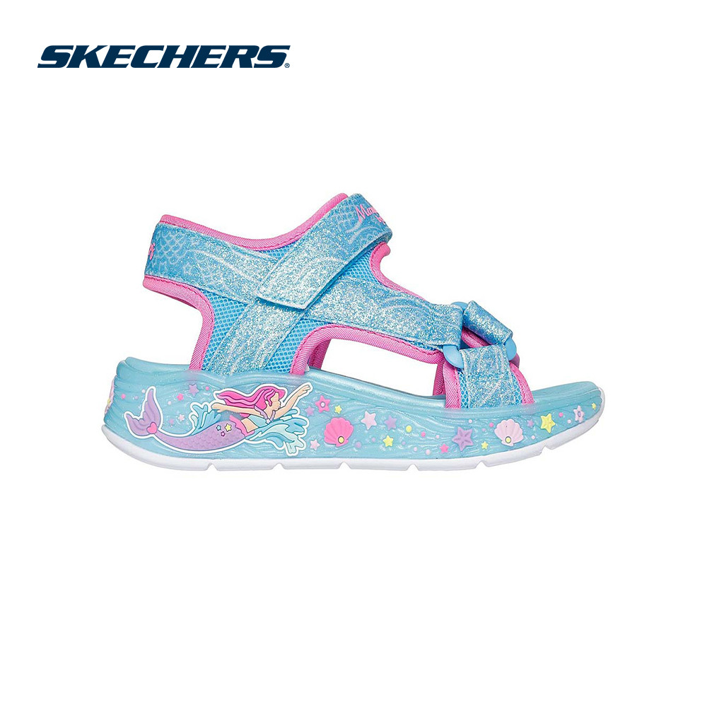 Skechers สเก็ตเชอร์ส รองเท้าแตะเด็กผู้หญิง Girls Mermaid Dreams Sandal Sandals - 303108L-BLMT