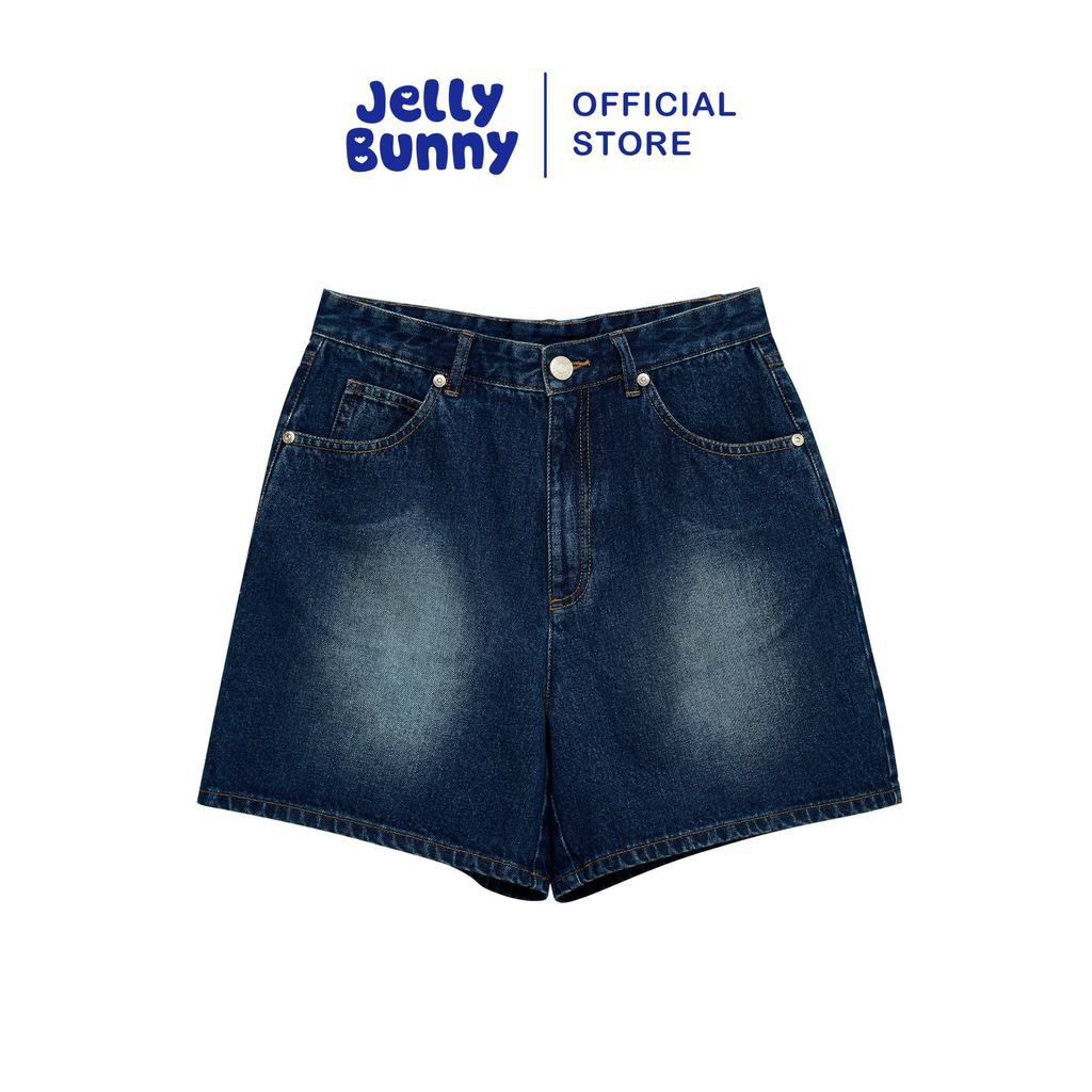 JELLY BUNNY กางเกงเดนิมขาสั้นสีเฟด รุ่น B25WAQL005