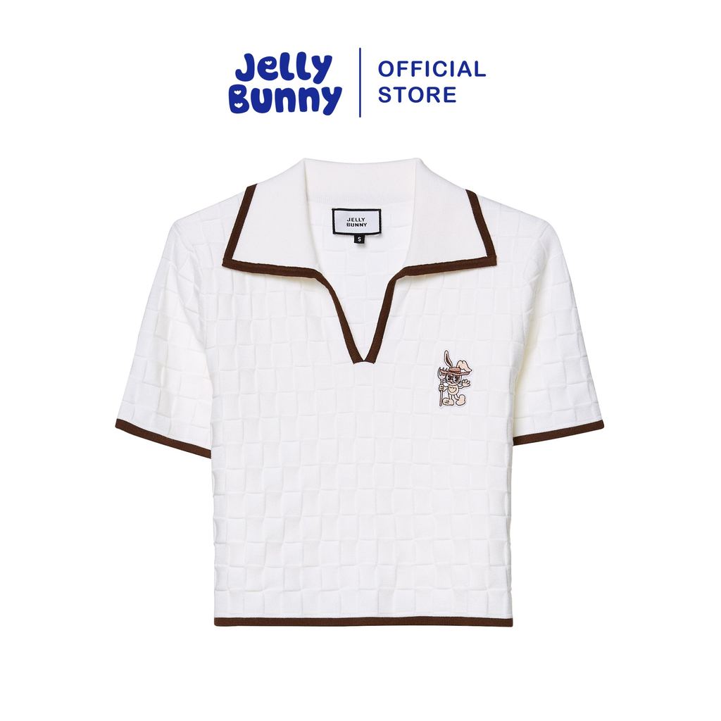 JELLY BUNNY เสื้อโปโลแขนสั้นปักลาย รุ่น B25WGWB023