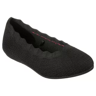 Skechers สเก็ตเชอร์ส รองเท้าผู้หญิง Women Modern Comfort Cleo 2.0 Love Spell Shoes - 158343-BLK Air-Cooled Memory Foam