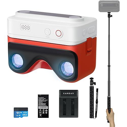 Kandao Qoocam EGO 3D Camera 4K 60FPS Snap 180 Degree Stereoscopic View with Viewer VR Digital Miniat