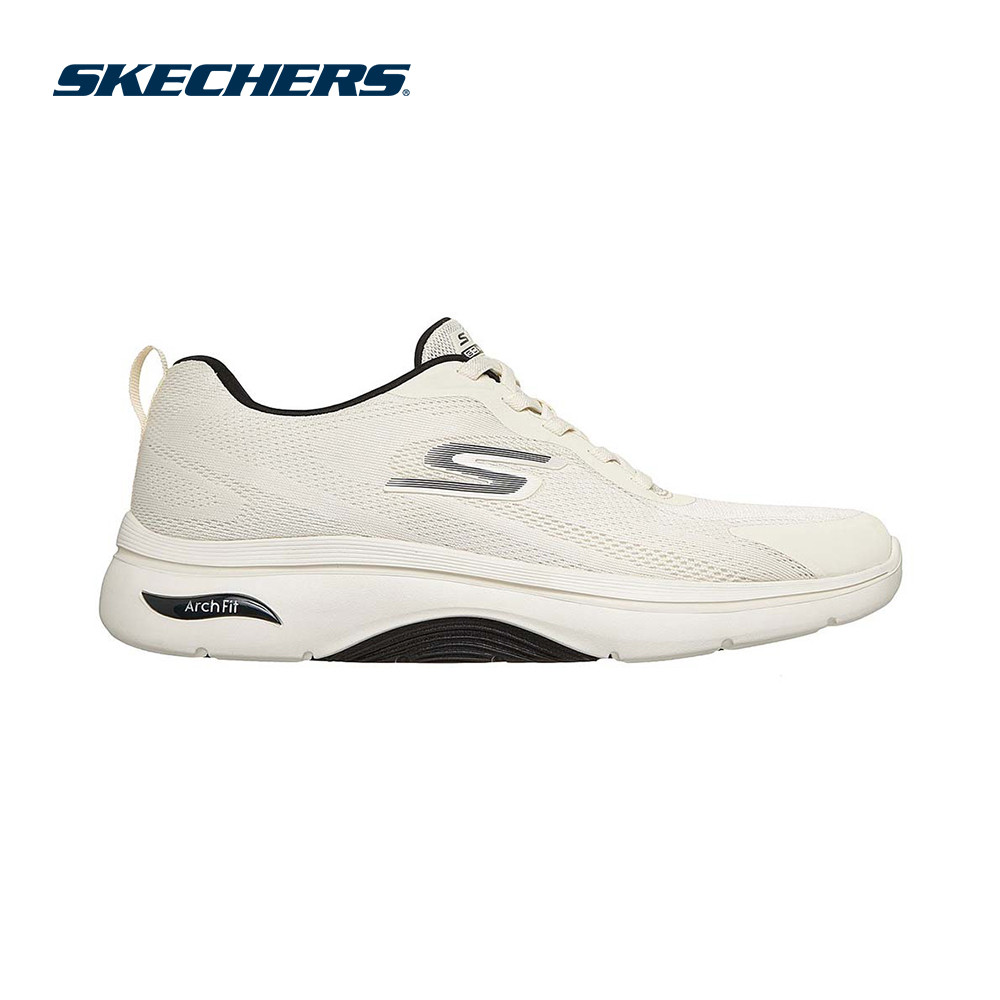 Skechers สเก็ตเชอร์ส รองเท้าผู้ชาย Men GOwalk Arch Fit 2.0 Levy Walking Shoes - 216816-OFWT (latest)