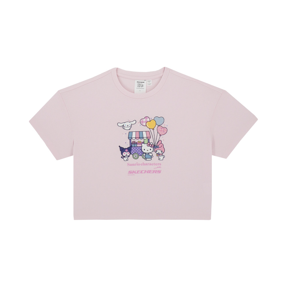 Skechers تيشيرت بنات Sanrio نصف كم — صورة 2