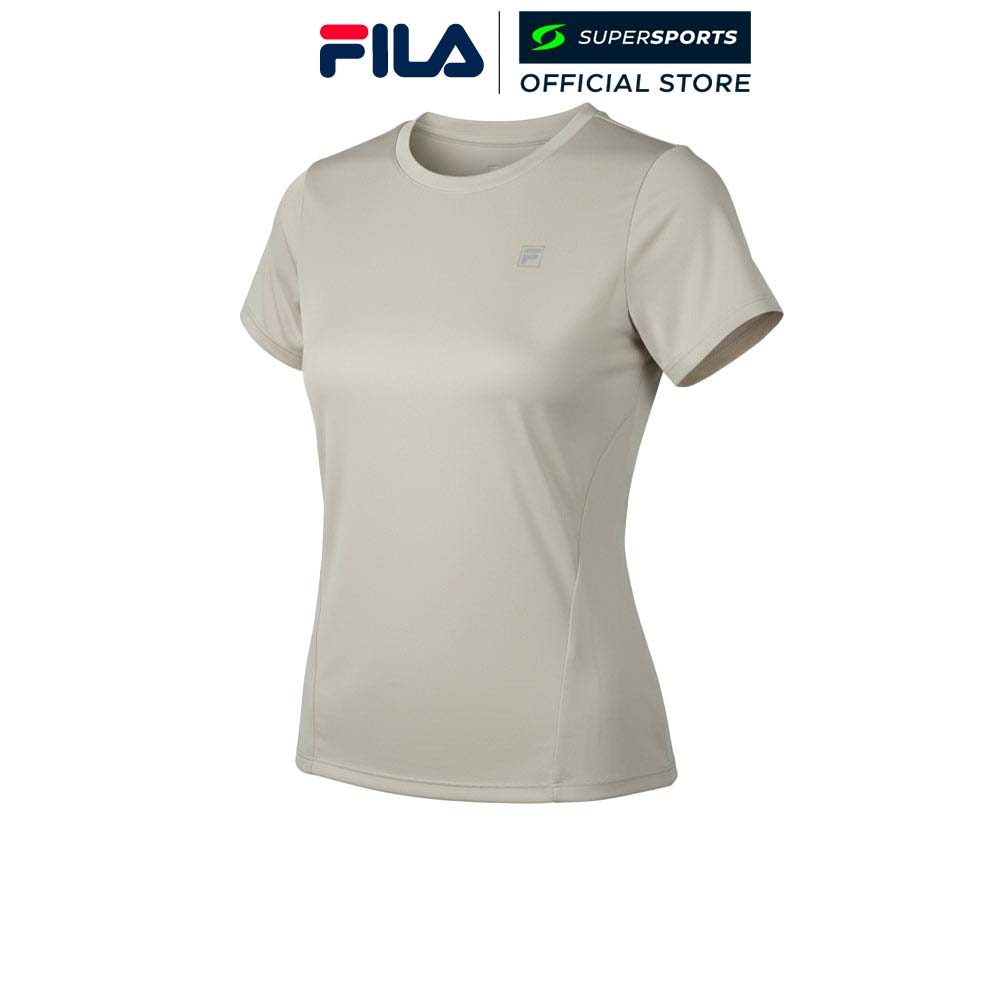 FILA Breathe เสื้อยืดผู้หญิง สีเบจ
