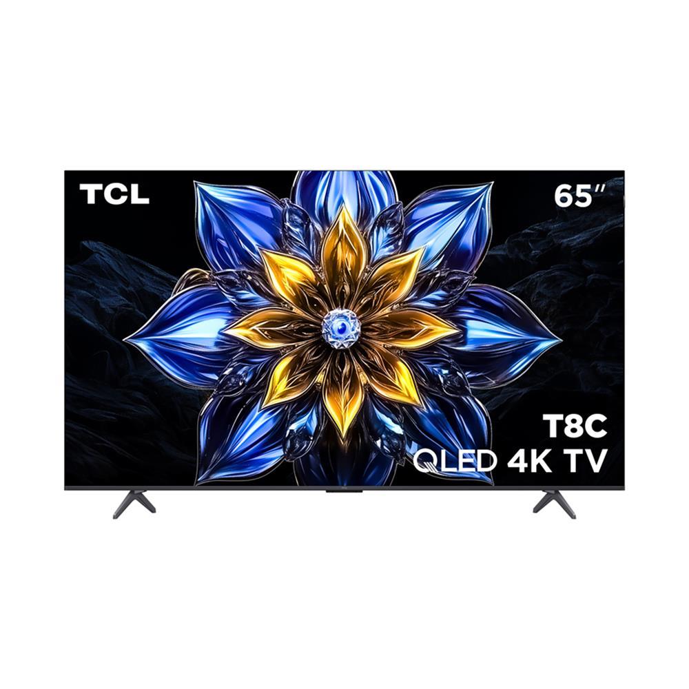 TCL ทีวีคิวแอลอีดี 65 นิ้ว (4K, QLED, GOOGLE TV) 65T8C จัดส่งโดย HomePro
