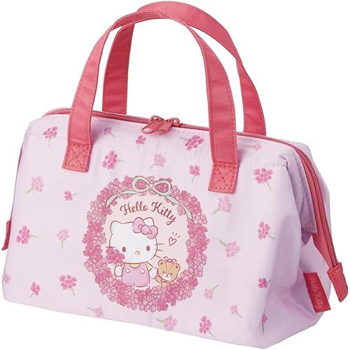Skater Cooling Lunch Bag Hello Kitty Flower Wreath Sanrio KGA1-A