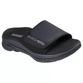 Skechers สเก็ตเชอร์ส รองเท้าแตะผู้ชาย Men On-The-GO GOwalk 8 Sandal Walking Sandals - 229367-CCBK Goga Mat (latest)