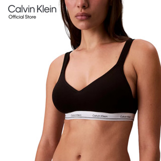 CALVIN KLEIN เสื้อชั้นในผู้หญิงแบบตะขอหลัง Balance Cotton Mo…