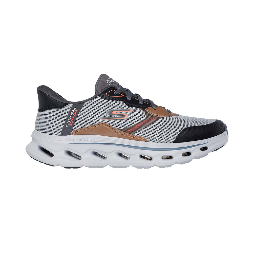 Skechers สเก็ตเชอร์ส รองเท้าผู้ชาย Men Slip-Ins GOwalk Glide-Step 2.0 Zac Walking Shoes - 216660-GRY (latest) — صورة 3