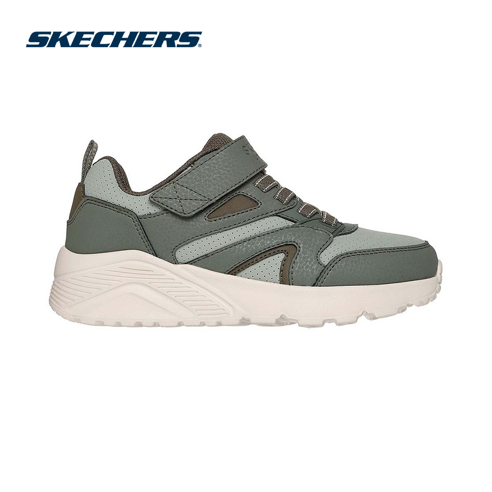 Skechers สเก็ตเชอร์ส รองเท้าเด็กผู้ชาย Boys Street UNO Lite Echo Surge Shoes - 403640L-OLV (latest)