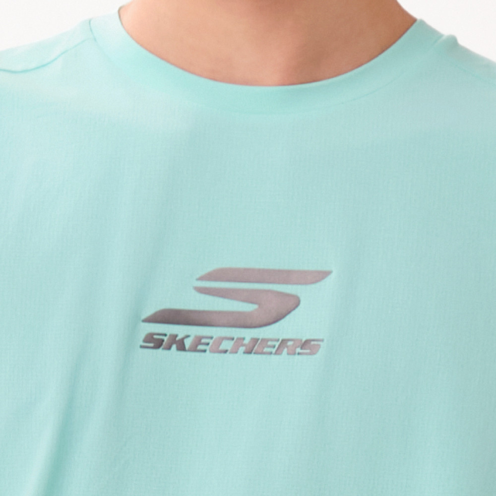Skechers สเก็ตเชอร์ส เสื้อยืดแขนสั้นผู้ชาย Men Running Performance Short Sleeve Tee - SP126M107-013Y — صورة 5
