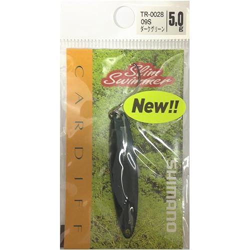 SHIMANO Cardiff Area Spoon Slim Swimmer 5.0g TR-0028 09S Dark Green 713834 Lure