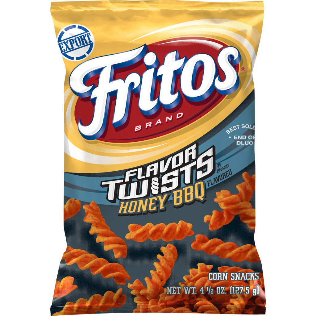 [0238622] Fritos Twists Honey Bbq 4.5 Oz. ฟริโตส ข้าวโพดทอดเกลียวรสฮันนี่บาร์บีคิว