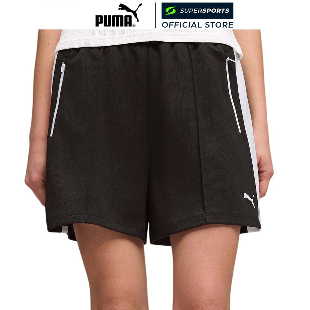 PUMA T7 Pintuck กางเกงลำลองขาสั้นผู้หญิง