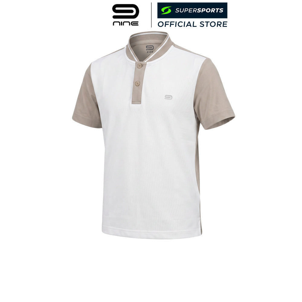 9NINE Brown เสื้อโปโลกอล์ฟเด็ก