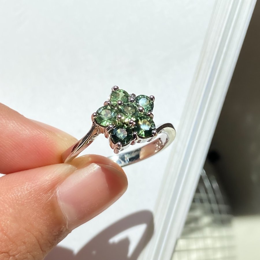 แหวนเงินเขียวส่อง [JS Jewelry]