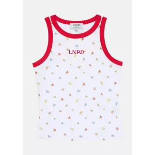 Lyn around - เสื้อกล้ามปักโลโก้แต่งลายดอกไม้ คอลเลกชัน LNRD Signature (A26FGWA194)