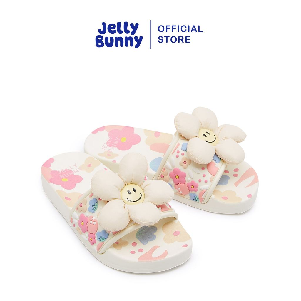 JELLY BUNNY รองเท้าแตะสำหรับเด็กผู้หญิง MINI SLIDE LILIANAA รุ่น B26CSKA019 WHITE