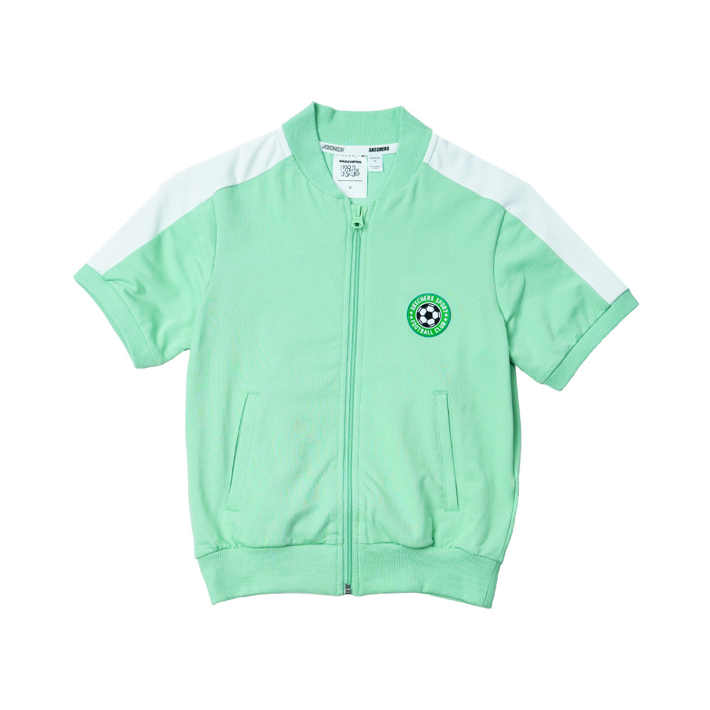 Skechers สเก็ตเชอร์ส เสื้อแจ็คเก็ตเด็กผู้ชาย Boys Game On Short Sleeve Jacket - SL126B072-01MD (latest)