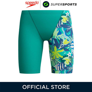 SPEEDO Allover V-Cut Jammer กางเกงว่ายน้ำขาสั้นเด็กผู้ชาย