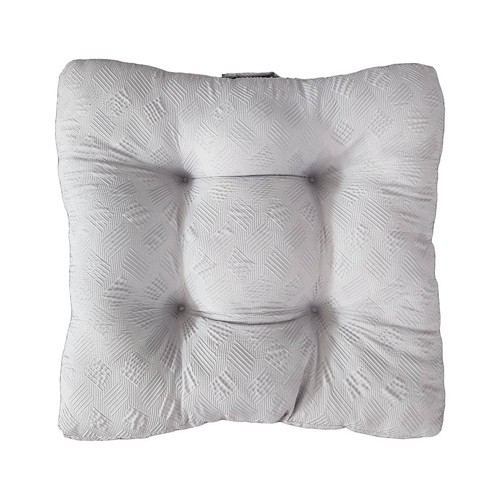 HOME LIVING STYLE เบาะรองนั่ง CROSBY 18X18 นิ้ว สีเทา จัดส่งโดย HomePro