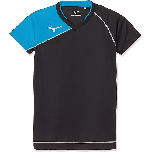 Mizuno V2MA8001 92 Volleyball Wear, Short Sleeve Game Shirt, Sweat Absorbent, Quick Drying, Dry, Uni