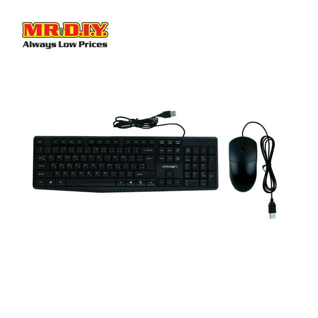 NUBWO ชุดคีย์บอร์ดพร้อมเม้าส์ รุ่น NKM 623 สีดำ