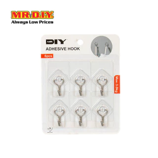 MR.D.I.Y. ตะขออเนกประสงค์ ขนาด 4 x 6.8 x 2.3 ซม. (6 ชิ้น/แพ็ก)_8976888