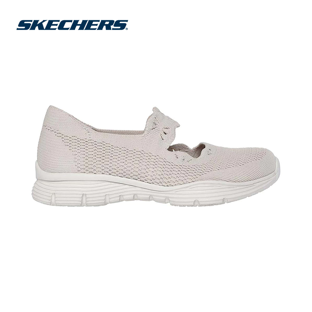 Skechers สเก็ตเชอร์ส รองเท้าผู้หญิง Women Modern Comfort Seager Cute N' Coy Shoes - 159078-NAT Air-Cooled Memory Foam