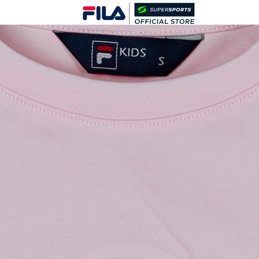 FILA تيشيرت أطفال — وردي — صورة 4