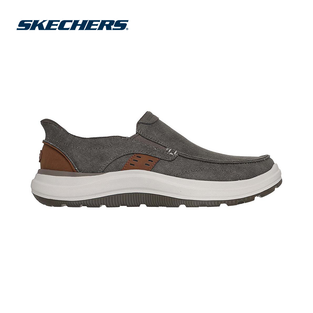 Skechers สเก็ตเชอร์ส รองเท้าผู้ชาย Men Slip-ins USA Altman Murdock Shoes - 205739-OLV Air-Cooled Memory Foam