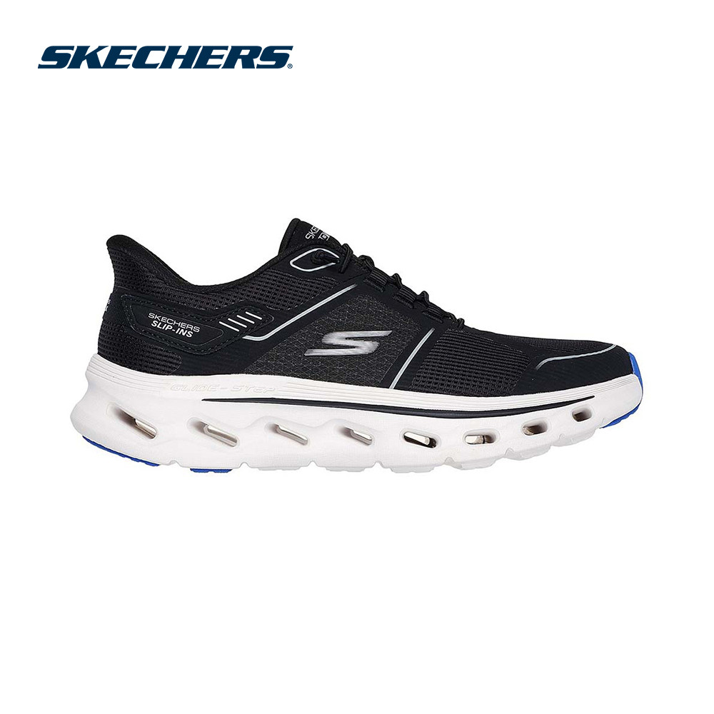 Skechers สเก็ตเชอร์ส รองเท้าผู้หญิง Women Slip-ins GOwalk Glide-Step 2.0 Elektra Walking Shoes - 125121-BKW (latest)