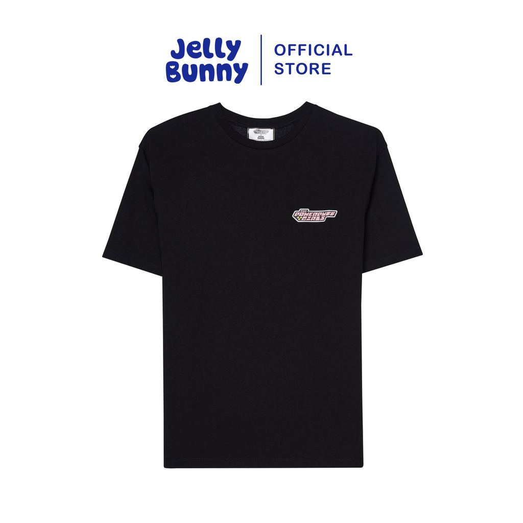 JELLY BUNNY เสื้อยืดแขนสั้นปั๊มลาย POWERPUFF GIRLS รุ่น B26SGWB008