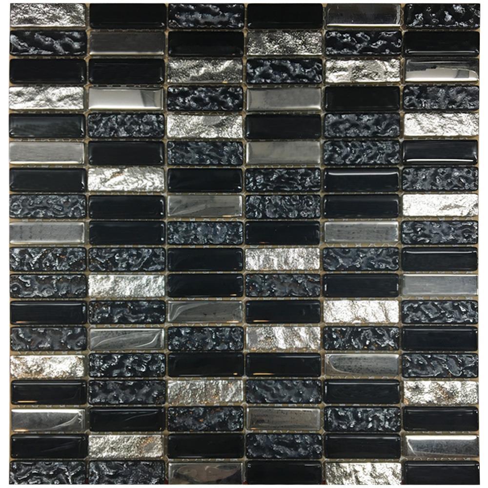 GLASCERA โมเสคแก้ว 30x30 ซม. โบนันซ่า เงิน 5 จัดส่งโดย HomePro